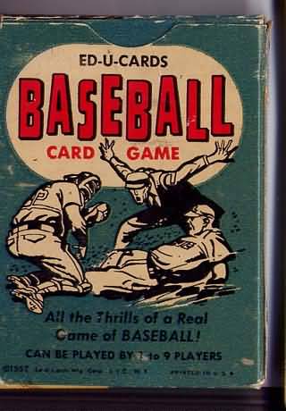 1957 Ed-U-Cards Baseball Game